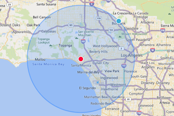 Culver City Service Area Map
